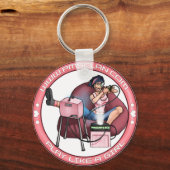 PMS Sleutelhanger - Pandora Box Roze 2 (Voorkant)