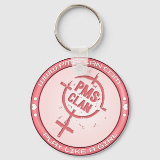 PMS Sleutelhanger - Roze Logo 2