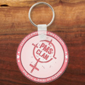 PMS Sleutelhanger - Roze Logo 2 (Voorkant)