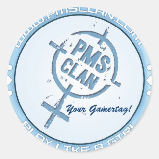 PMS Sticker - Blauw Logo 2