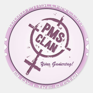 PMS sticker - Paarse Logo 2