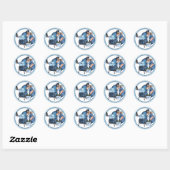 PMS-stickers - Pandora's Box Blue 2 Ronde Sticker (Vel)