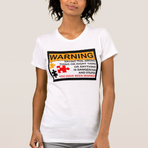 PMS waarschuwing vrouw periode, PMT, puzzel puzzel T-shirt