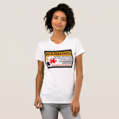 PMS waarschuwing vrouw periode, PMT, puzzel puzzel T-shirt (Voorkant volledig)