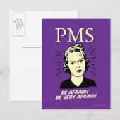 PMS: Wees bang Briefkaart (Voorkant / Achterkant)