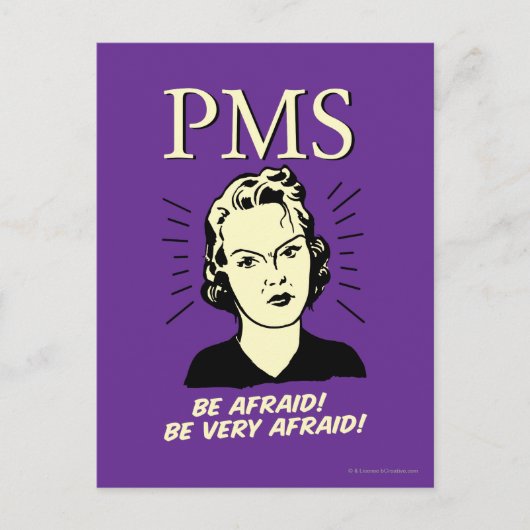 PMS: Wees bang Briefkaart (Voorkant)