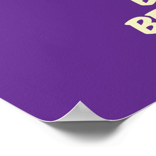 PMS: Wees bang Poster (Hoek)