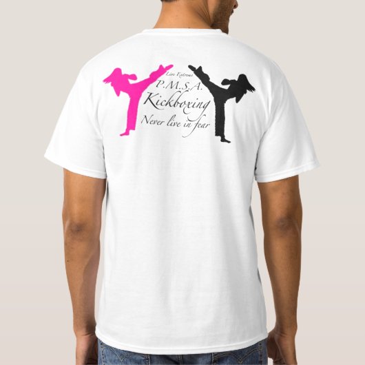 PMSA KICKBOXING Shirt (Achterkant)