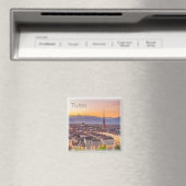 PMT001 TURIN bij zonsondergang - Piemonte - Italië Magneet (Insitu (Vaatwasser))