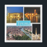 PMT003 VERONA - Mozaïek - Piemonte - Italië - Frid Magneet<br><div class="desc">Hier vind je het souvenir van je vakantie. Deze categorie bevat kogelvrije magneten van veel plaatsen in Italië. Verbaasd vrienden en familieleden met de unieke souvenirs van je geweldige reis! Probeer ons!</div>