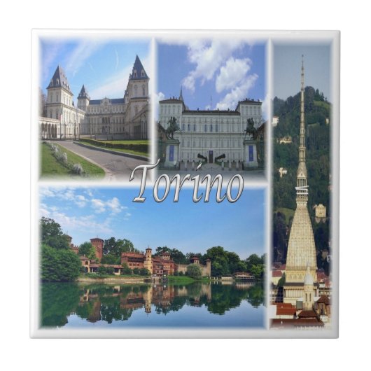 PMT004 TURIJN, Mozaïek, Piemonte, Italië, Tegeltje (Voorkant)