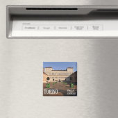 PMT010 TURIN, Piazza Castello, Italië, Koelkast Magneet (Insitu (Vaatwasser))