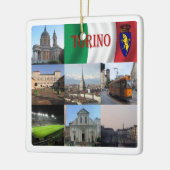 PMT012 TURIN, Mosaic, Piemonte, Italië; Keramisch Ornament (Links)