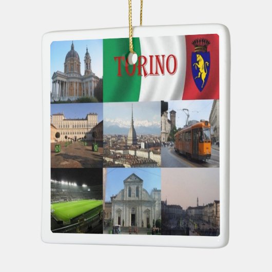 PMT012 TURIN, Mosaic, Piemonte, Italië; Keramisch Ornament (Links)