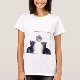 PN 38 Katten Kijken Naar De Maan T-shirt