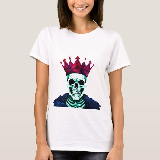 PN 71 Skeleton King (rood en blauw) T-shirt (Voorkant)