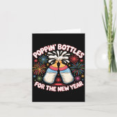 Pn Bottles For The New Year Funny Baby Milk Toast  Kaart (Voorkant)
