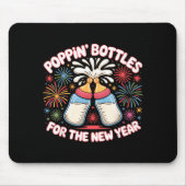 Pn Bottles For The New Year Funny Baby Milk Toast Muismat (Voorkant)