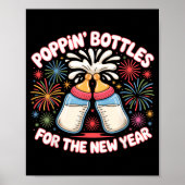 Pn Bottles For The New Year Funny Baby Milk Toast Poster (Voorkant)