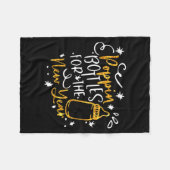 Pn Bottles For The New Year Happy New Years Eve Pa Fleece Deken (Voorkant (Horizontaal))