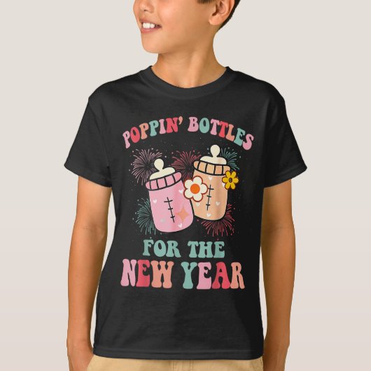 Pn’ Bottles For The New Year Nicu Nurse  T-shirt (Voorkant)