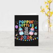 Pn Flessen Voor Het Nieuwe Jaar 2026 Babyfles Fees Kaart (Gele Bloem)