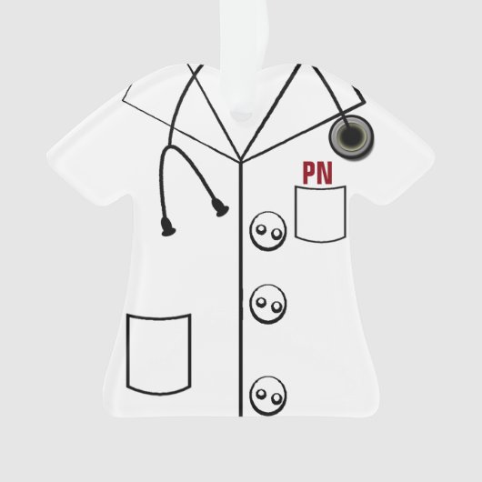 PN LAB COAT ORNAMENT KERST () (voorkant)