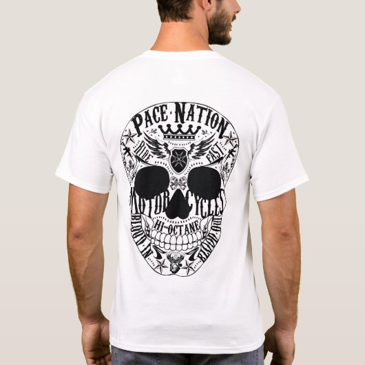 PN Skull en Rocker T-shirt (Achterkant)