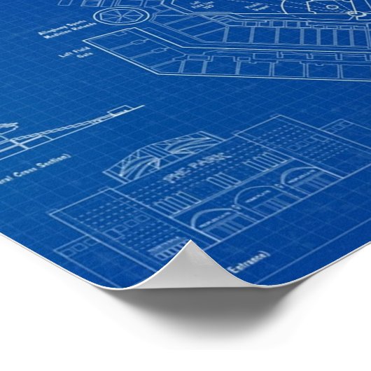 PNC Park Blueprint Poster (Hoek)