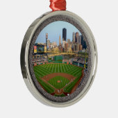 PNC Park-Pittsburgh-kerstboomversiering-Premium Metalen Ornament (Rechts)