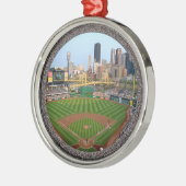 PNC Park-Pittsburgh-kerstboomversiering-Premium Metalen Ornament (Links)
