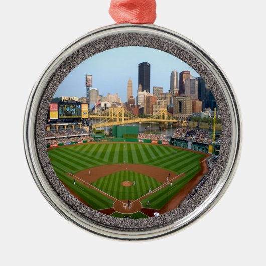 PNC Park-Pittsburgh-kerstboomversiering-Premium Metalen Ornament (Voorkant)