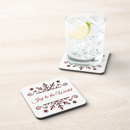 Pneembaar snowflake bier onderzetter (Rechterzijde)
