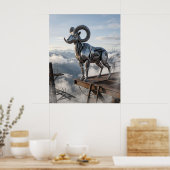Pneumatische Ram Top Poster (Keuken)