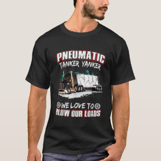 Pneumatische tanker Yanker houdt van blokladwagen  T-shirt