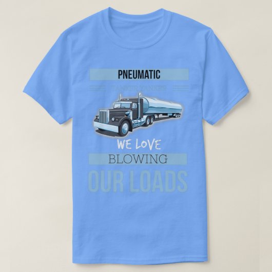 Pneumatische tanker Yanker T-shirt (Design voorkant)