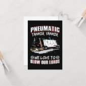 PNEUMATISCHE vrachtwagenchauffeur Kaart (Voorkant / Achterkant in situ)