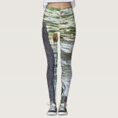 Pneumatophores vijver camouflage look leggings (Voorkant)