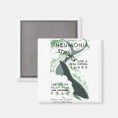 Pneumonie stakingen magneet (Voorkant / Achterkant)