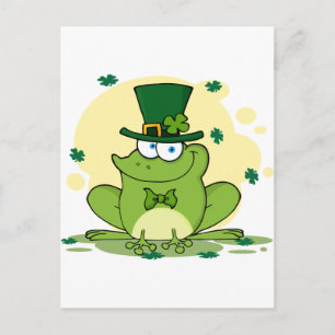 png_4678-Safe-Happy-Irish FROGGY FROG Clovers Briefkaart