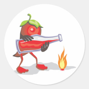 png_CincoDeMayo-015 Mayo mexican mexico chili hot Ronde Sticker