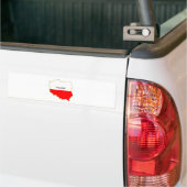 Png Poolse kaart Bumpersticker (Op Truck)