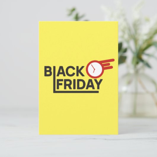 pngtree creative black friday bedankkaart (Staand voorkant)