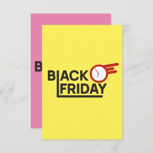 pngtree creative black friday bedankkaart (Voorkant / Achterkant)