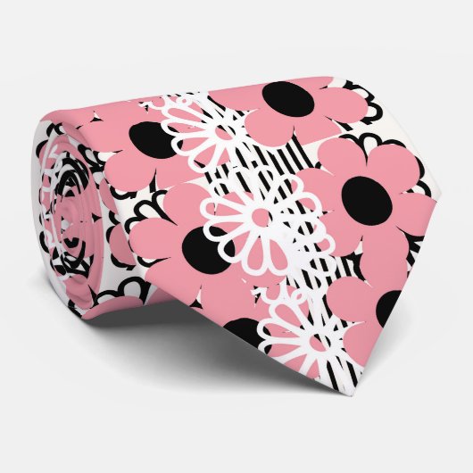 Pnkpolka Stropdas (Opgerold)