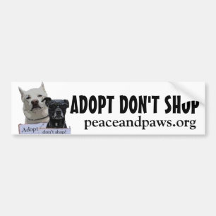 PNP keurt Dont Shop bumper sticker goed