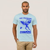 Pnt. Pleasant , W. VA - Home of the Mothman T-shirt (Voorkant volledig)