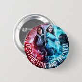 Pnut & Cece Ronde Button 5,7 Cm (Voorkant /achterkant)