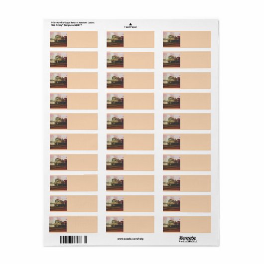 PNW-Adresetiketten Etiket (Full Sheet)