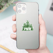 PNW-bomen Sticker (Telefoon)